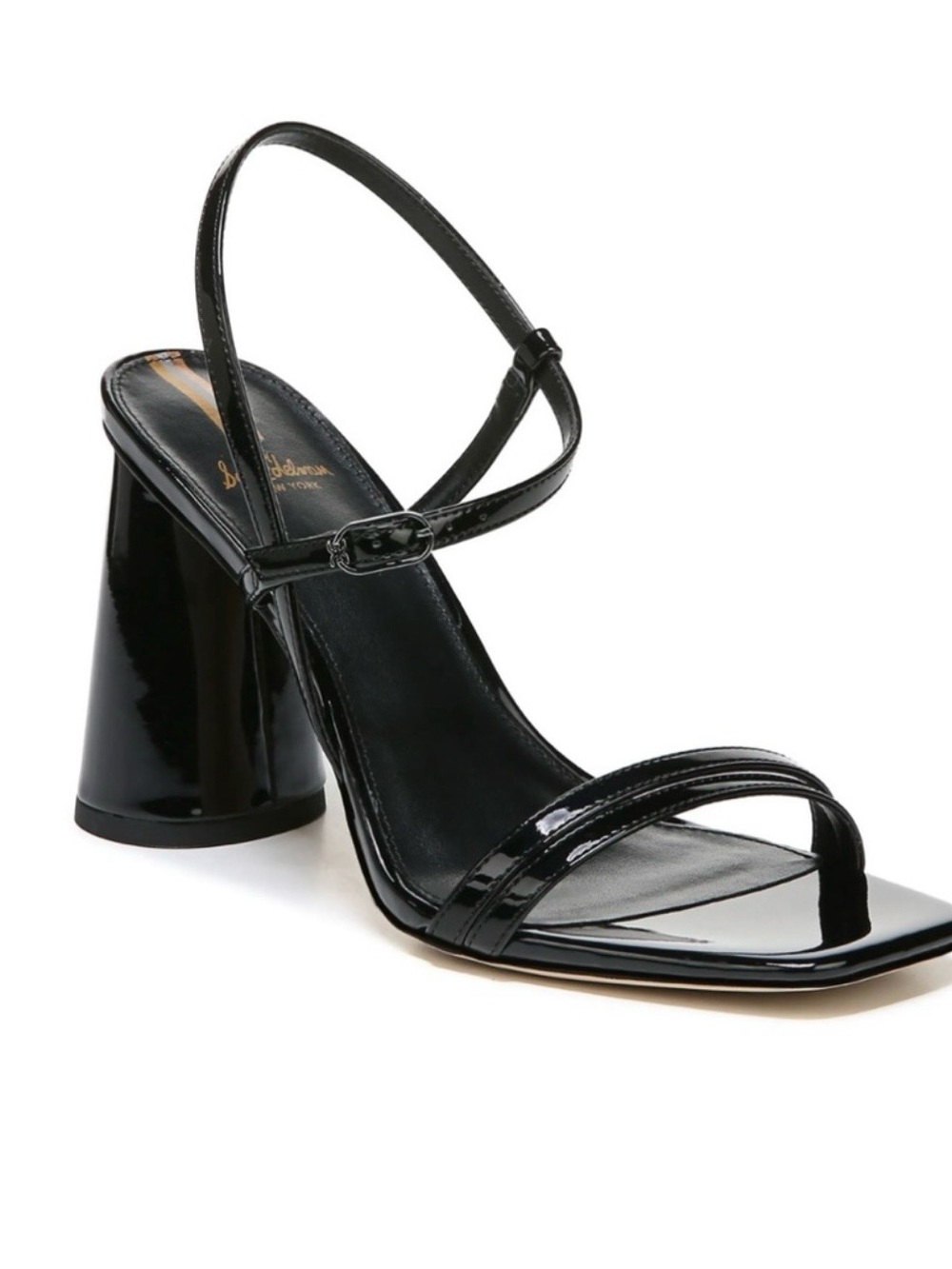 Sam Edelman- KIT  Brand New in box - Black Patent Strappy Block Heel Sandal